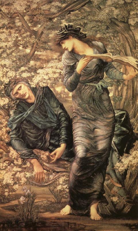 Sir Edward Coley Burne-Jones The Beguiling of Merlin
